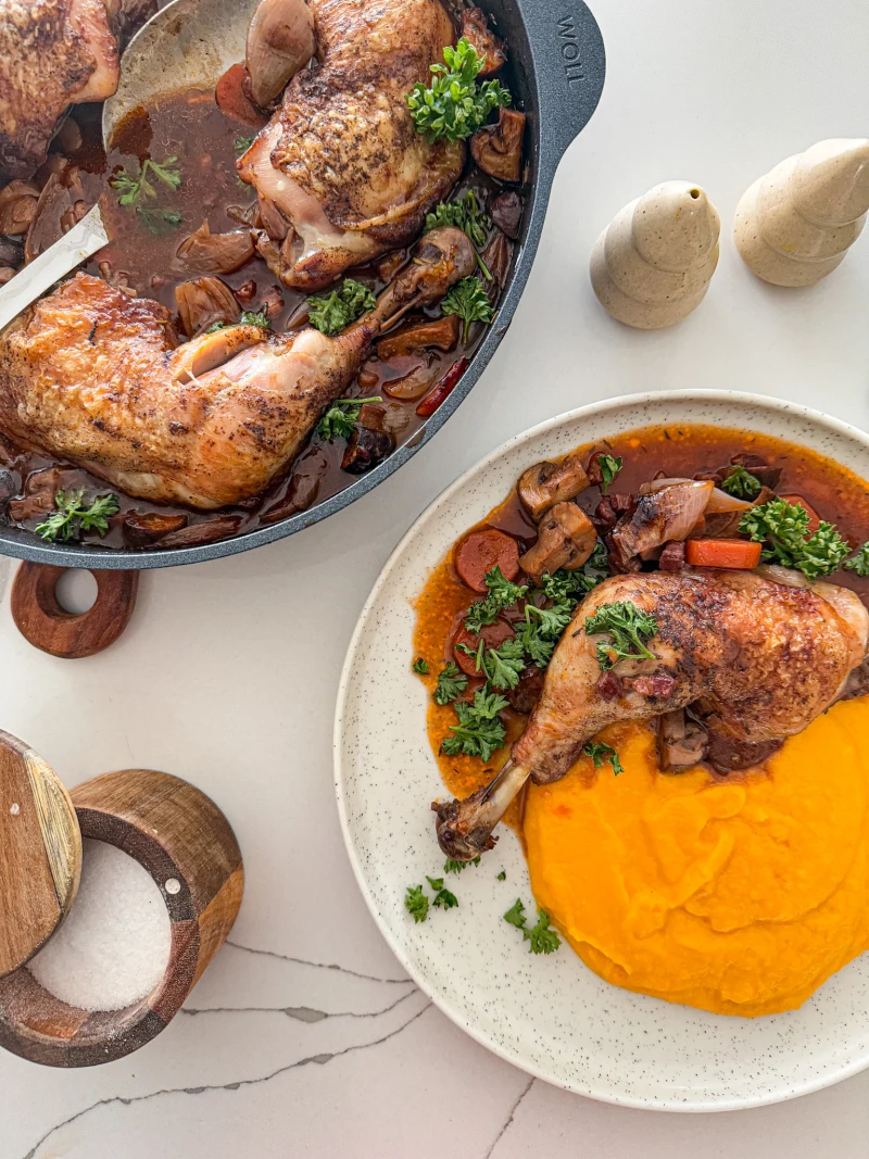 Kuře na víně (Coq Au Vin)