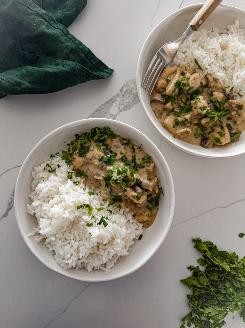 Kuře stroganoff