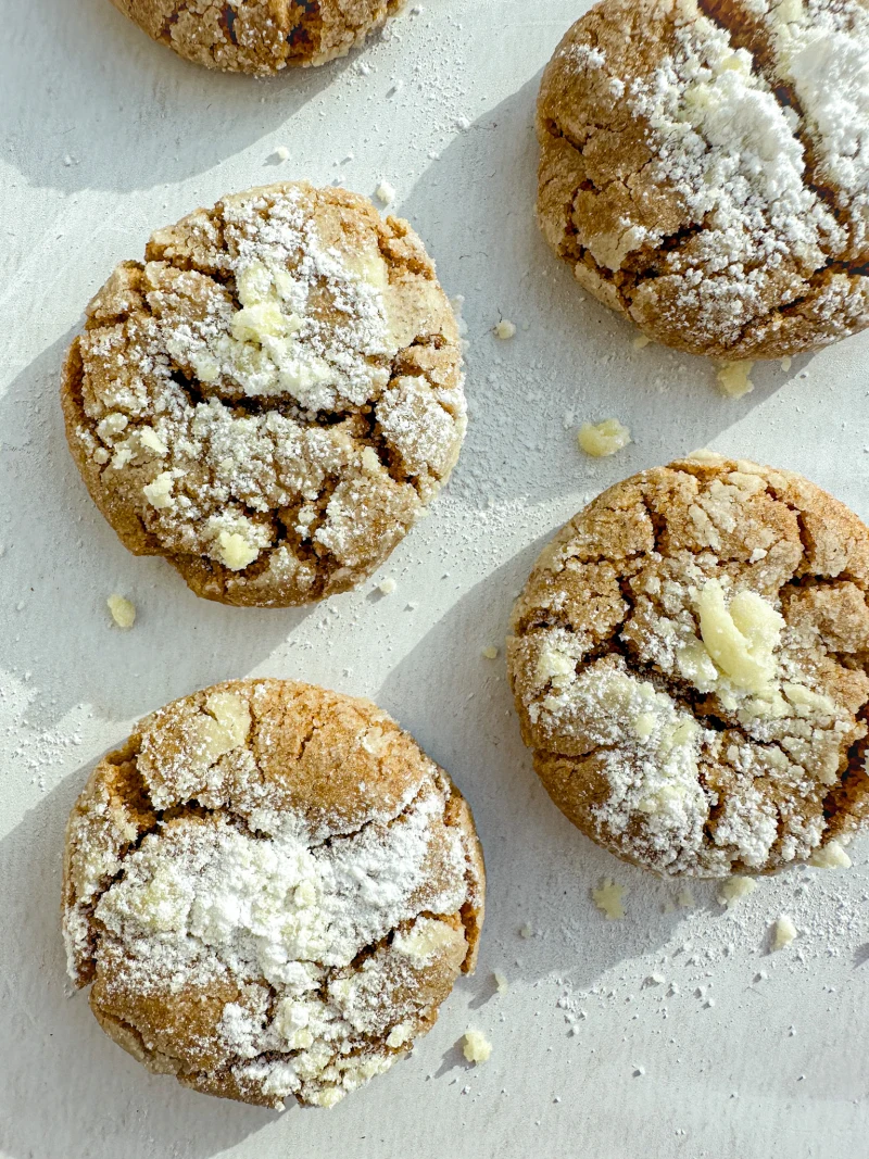 Perníkové crinkles (popraskané sušenky)
