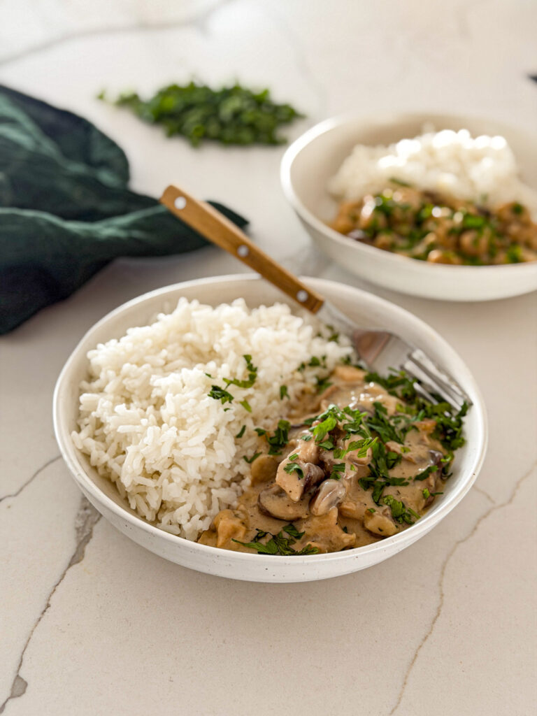 Kuře stroganoff