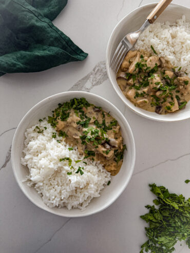 Kuře stroganoff