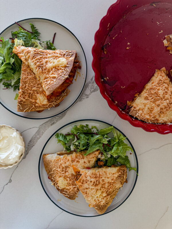Zapečené tortilla kapsy